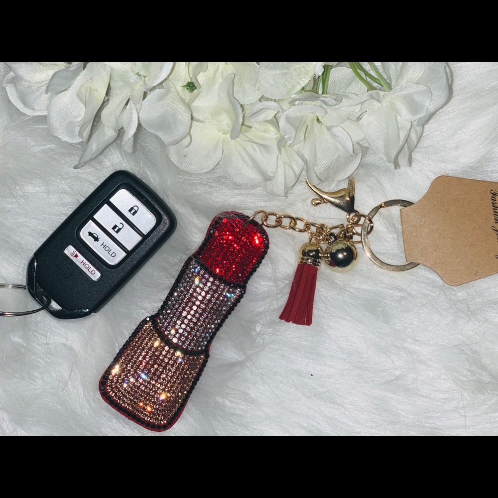 Blinged out 3D keychain